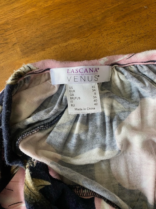 Black Maxi Dress with Pink Floral Print - Sleeveless Summer Sundress Size XS - Picture 5 of 7